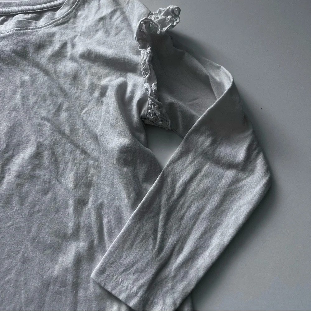 Cat & Jack Long Sleeve Eyelet T-Shirt
